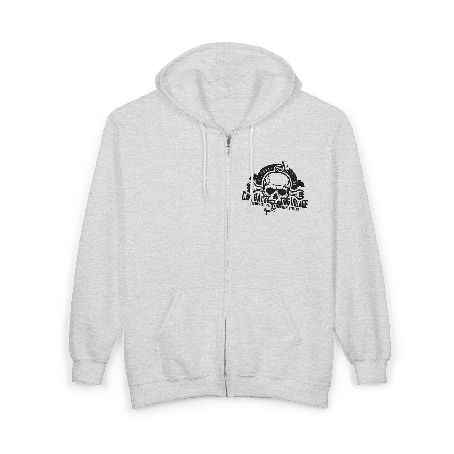 CHV Zip-Up Hoodie - Small Logo (light mode)