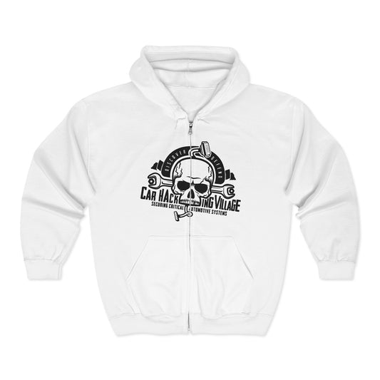 CHV Zip-Up Hoodie - Large Logo (light mode)