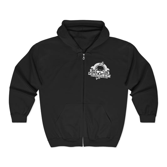 CHV Zip-Up Hoodie - Small Logo (dark mode)